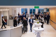 ZUERICH, 21. OKTOBER 2024 - ZUERCHER GENERALAGENTEN VERBAND ZGAV: Event des Zuercher Generalgenten Verbandes im Zurich Development Center ZDC an der Keltenstrasse 48 in Zuerich. Panel mit Erich Marte (Allianz), Thomas Steiger (Zurich), Herbert Goll (AXA), Daniel Gatti (SwissLife), Ralph Jeitzinger und Moderator Hans-Peter Nehmer (Allianz). Thema: Entschaedigungsmodelle im Aussendienst auf dem Pruefstand - Wohin geht die Reise? Auftrag: Anup Nastik, Allianz-Suisse Zuerich. ths/Photo by: THOMI STUDHALTER